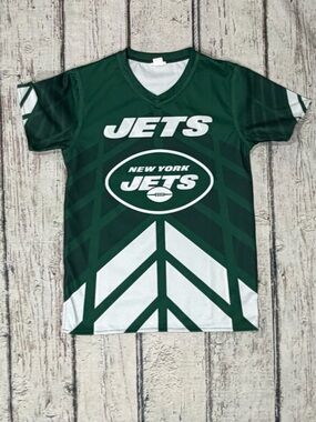 New York Jets NFL Flag Football Boys Kids Youth Reversible Sports Jersey